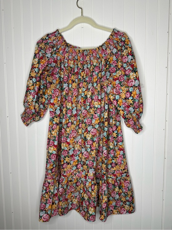 Anthropologie Dresses & Skirts - Anthropologie Maeve Off-the-Shoulder Smocked Floral Flounced Mini Dress Large